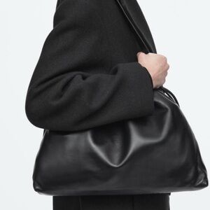 COS large Cavatelli Leather Bag